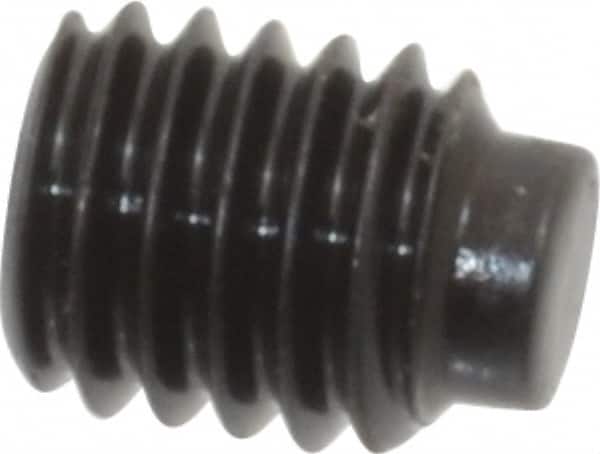 Value Collection - #10-32 UNF, 1/4" OAL, Half Dog Point Set Screw - Grade 8 Alloy Steel, 3/32" Key - Benchmark Tooling