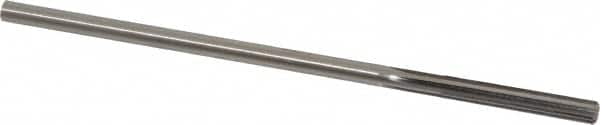 Interstate - #1 High Speed Steel Chucking Reamer - Straight Flute, 0.2173" Straight Shank, 1-1/2" Flute Length, 6" OAL - Benchmark Tooling