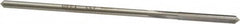 Interstate - #27 High Speed Steel Chucking Reamer - Straight Flute, 0.135" Straight Shank, 1" Flute Length, 4" OAL - Benchmark Tooling