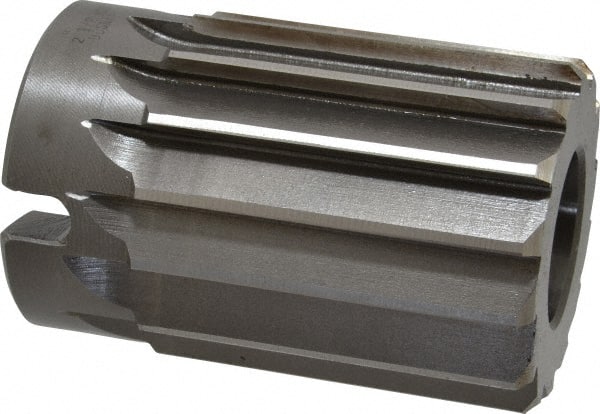 Interstate - 2-1/2" Reamer Diam, Straight Flute Shell Reamer - Benchmark Tooling