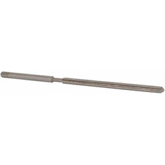 Made in USA - 3/32" Diam, Straight Shank, 1-1/4" Flute, Hand Reamer - Benchmark Tooling