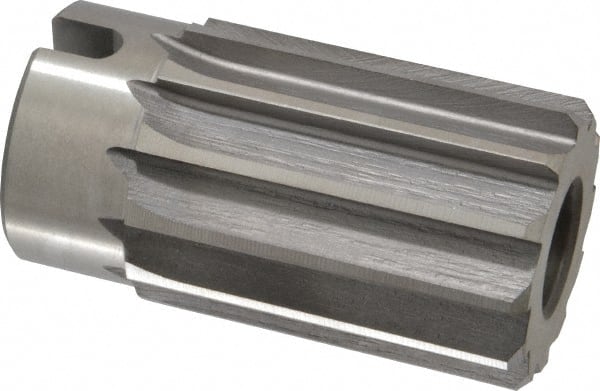 Made in USA - 1-5/8" Reamer Diam, Straight Flute Shell Reamer - Benchmark Tooling