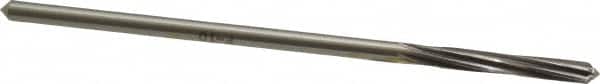 Made in USA - 11/64" High Speed Steel 6 Flute Chucking Reamer - Spiral Flute, 0.1645" Straight Shank, 1-1/8" Flute Length, 4-1/2" OAL - Benchmark Tooling