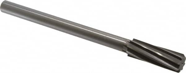 Made in USA - 27/32" High Speed Steel 8 Flute Chucking Reamer - Benchmark Tooling