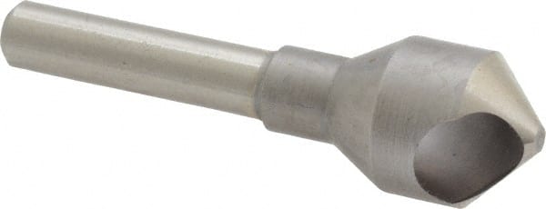 M.A. Ford - 9/16" Head Diam, 1/4" Shank Diam, 0 Flute 90° High Speed Steel Countersink - Benchmark Tooling