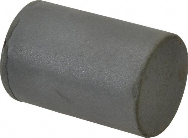 Cratex - 1" Max Diam x 1-1/2" Long, Cylinder, Rubberized Point - Very Fine Grade, Silicon Carbide, 1/4" Arbor Hole, Unmounted - Benchmark Tooling