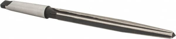 Interstate - 5/8" Reamer Diam, 25/64" Small End Diam, 2MT Morse Taper Shank, 6-1/8" Flute, Bridge Reamer - Benchmark Tooling