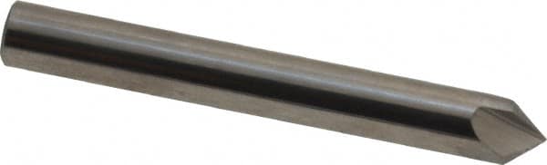 Hertel - 1/4" Head Diam, 1/4" Shank Diam, 3 Flute 82° Solid Carbide Countersink - Benchmark Tooling