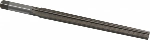 Interstate - #8 Pin, 0.505" Diam, 0.3971" Small End, 7/16" Diam Straight Shank, 5-3/16" Flute, Taper Pin Reamer - Benchmark Tooling