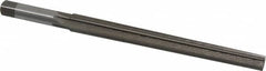 Interstate - #8 Pin, 0.505" Diam, 0.3971" Small End, 7/16" Diam Straight Shank, 5-3/16" Flute, Taper Pin Reamer - Benchmark Tooling