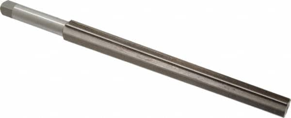 Interstate - #12 Pin, 1.05" Diam, 0.842" Small End, 7/8" Diam Straight Shank, 10" Flute, Taper Pin Reamer - Benchmark Tooling