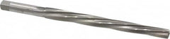 Interstate - #8 Pin, 0.505" Diam, 0.3971" Small End, 7/16" Diam Straight Shank, 5-3/16" Flute, Taper Pin Reamer - Benchmark Tooling