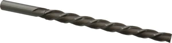 Interstate - #8 Pin, 0.505" Diam, 0.3971" Small End, 7/16" Diam Straight Shank, 5-3/16" Flute, Taper Pin Reamer - Benchmark Tooling