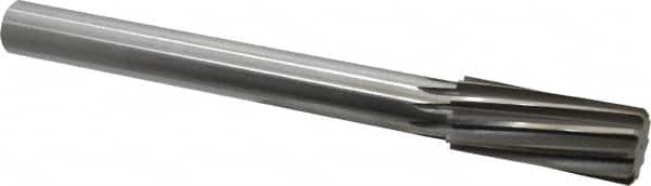 Made in USA - 1-1/4" High Speed Steel 10 Flute Chucking Reamer - Benchmark Tooling