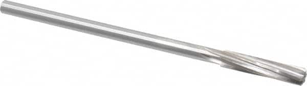 Made in USA - 3/8" Cobalt 6 Flute Chucking Reamer - Spiral Flute, 0.3105" Straight Shank, 1-3/4" Flute Length, 7" OAL - Benchmark Tooling
