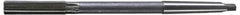 Interstate - 19/32" High Speed Steel Chucking Reamer - Straight Flute, 1MT Morse Taper Shank, 2" Flute Length, 8" OAL - Benchmark Tooling