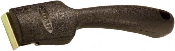 Hyde Tools - Stiff High Carbon Steel 2-Edge Scraper - 1-1/2" Blade Width, Nylon Handle - Benchmark Tooling