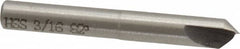 Interstate - 3/16" Head Diam, 3/16" Shank Diam, 1 Flute 82° High Speed Steel Countersink - Benchmark Tooling