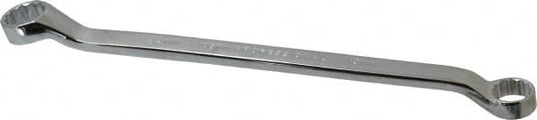 Proto - 19mm x 22mm 12 Point Offset Box Wrench - Double End, 12-7/16" OAL, Steel, Polished Finish, 7.5° Offset - Benchmark Tooling