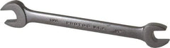 Proto - 1/2" x 9/16" Standard Open End Wrench - 7-7/64" OAL, Double End, Black Finish, 15° Head Angle - Benchmark Tooling