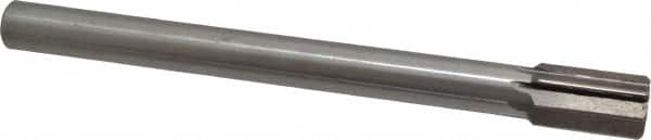 Interstate - 1-1/8" Diam, 0.873 to 0.875" Max Diam Straight Shank, 1-3/4" Flute Length, Machine Expansion Reamer - Straight Flute, 11" OAL, Right Hand Cut, 8 Flutes, High Speed Steel, Bright Finish - Benchmark Tooling