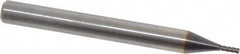 OSG - 1.5mm, 4mm LOC, 6mm Shank Diam, 60mm OAL, 4 Flute, Solid Carbide Square End Mill - Single End, WXS Finish, Spiral Flute, 45° Helix, Centercutting, Right Hand Cut, Right Hand Flute, Series 4540 - Benchmark Tooling