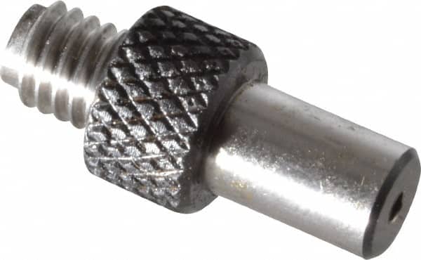 TE-CO - M6 x 1, 6.35mm Thread Length, 3/8 Inch Shaft Length, Tapped Hole Location Gage - Steel, 9.53mm Head Diameter, 22mm Overall Length - Benchmark Tooling