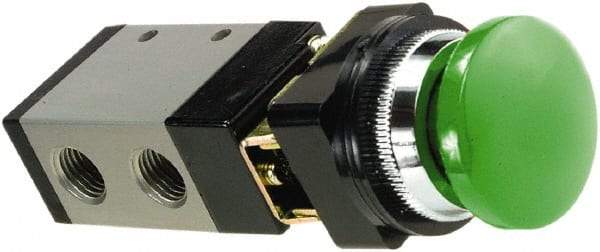 ARO/Ingersoll-Rand - Manually Operated Valves Valve Type: Manual Mechanical Actuator Type: Palm Button/Spring - Benchmark Tooling