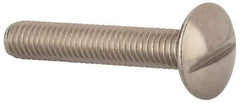 Value Collection - M6x1.00 Metric Coarse, 35mm Length Under Head Slotted Drive Machine Screw - Truss Head, Grade 18-8 & A2 Stainless Steel, Uncoated, Without Washer - Benchmark Tooling