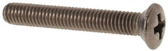 Value Collection - M3x0.50 Metric Coarse, 20mm OAL Phillips Drive Machine Screw - Oval Head, Grade 18-8 & A2 Stainless Steel, Uncoated, Without Washer - Benchmark Tooling