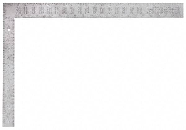 Empire Level - 24" Blade Length x 2" Blade Width, 16" Base Length x 1-1/2" Base Width Aluminum Square - 1/8" Thick - Benchmark Tooling