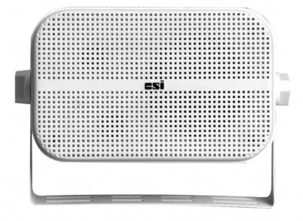 Speco - 65 Max Watt, Rectangular Plastic PA Speaker - Weather and Waterproof, 3-3/4 Inch Deep - Benchmark Tooling
