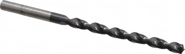 Cleveland - #11 135° Cobalt Jobber Drill - TiAlN Finish, Right Hand Cut, Parabolic Flute, Straight Shank, 3-1/2" OAL, Split Point - Benchmark Tooling
