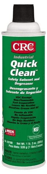 CRC - 20 oz Aerosol Cleaner/Degreaser - Aerosol, Unscented - Benchmark Tooling