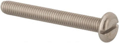 Value Collection - M5x0.80 Metric Coarse, 40mm Length Under Head Slotted Drive Machine Screw - Pan Head, Grade 316 & A4 Stainless Steel, Uncoated, Without Washer - Benchmark Tooling