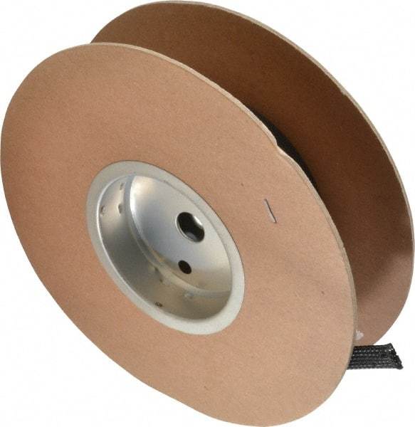 Techflex - Black Braided Expandable Cable Sleeve - 50' Coil Length, -103 to 257°F - Benchmark Tooling