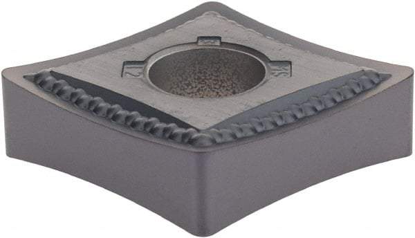 Kennametal - CNMG643 MS Grade KC5025 Carbide Turning Insert - TiAlN Finish, 80° Diamond, 3/4" Inscr Circle, 1/4" Thick, 3/64" Corner Radius - Benchmark Tooling