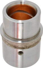 Dayton Lamina - 1-1/2" ID x 3-3/16" OAL, Steel, Bronze Plated Die & Mold Shoulder Bushing - Shoulder, 2.19" Bottom OD, 2" Top OD, 2.345" Collar OD, 2" Under Collar, 1-3/16" Above Collar - Benchmark Tooling