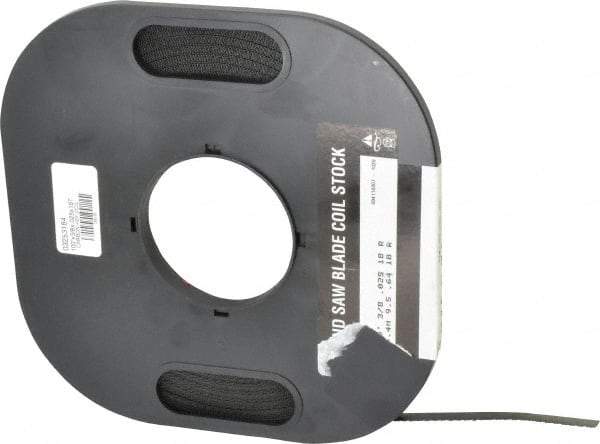 M.K. MORSE - 3/8" x 100' x 0.025" Carbon Steel Band Saw Blade Coil Stock - 18 TPI, Toothed Edge, Raker Set, Flexible Back, Constant Pitch, - Benchmark Tooling