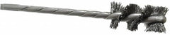 Osborn - 1/2" Diam Helical Steel Tube Brush - 0.008" Filament Diam, 1" Brush Length, 3-1/2" OAL, 1/8" Diam Shank - Benchmark Tooling