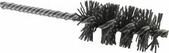 Osborn - 1-1/4" Diam Helical Nylon Tube Brush - 2-1/2" Brush Length, 5-1/2" OAL, 1/4" Diam Shank - Benchmark Tooling