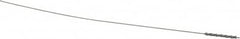Osborn - 0.05" Diam Helical Nylon Tube Brush - 1/2" Brush Length, 4" OAL, 0.023" Diam Shank - Benchmark Tooling