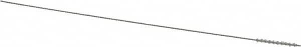 Osborn - 0.05" Diam Helical Nylon Tube Brush - 1/2" Brush Length, 4" OAL, 0.023" Diam Shank - Benchmark Tooling