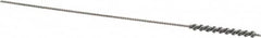 Osborn - 0.105" Diam Helical Nylon Tube Brush - 1" Brush Length, 4" OAL, 0.046" Diam Shank - Benchmark Tooling
