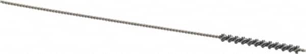 Osborn - 0.105" Diam Helical Nylon Tube Brush - 1" Brush Length, 4" OAL, 0.046" Diam Shank - Benchmark Tooling