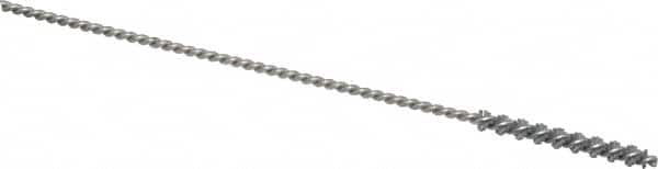 Osborn - 1/8" Diam Helical Nylon Tube Brush - 1" Brush Length, 4" OAL, 0.067" Diam Shank - Benchmark Tooling