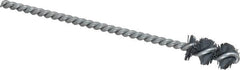 Osborn - 0.515" Diam Helical Nylon Tube Brush - 1" Brush Length, 5" OAL, 0.169" Diam Shank - Benchmark Tooling
