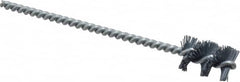 Osborn - 0.64" Diam Helical Nylon Tube Brush - 1" Brush Length, 5" OAL, 0.169" Diam Shank - Benchmark Tooling