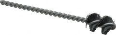 Osborn - 0.765" Diam Helical Nylon Tube Brush - 1" Brush Length, 5" OAL, 0.228" Diam Shank - Benchmark Tooling
