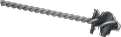 Osborn - 1.015" Diam Helical Nylon Tube Brush - 1" Brush Length, 5" OAL, 1/4" Diam Shank - Benchmark Tooling
